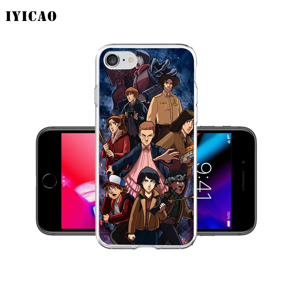 IYICAO Мягкий силиконовый чехол для iPhone X XR XS MAX 6 6s 7 8 Plus 5 5S SE TPU | Мобильные телефоны и