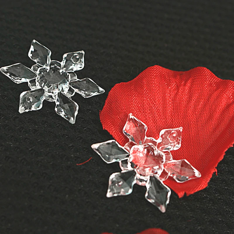 Новый Рождественский орнамент с украшением в виде кристаллов прозрачные