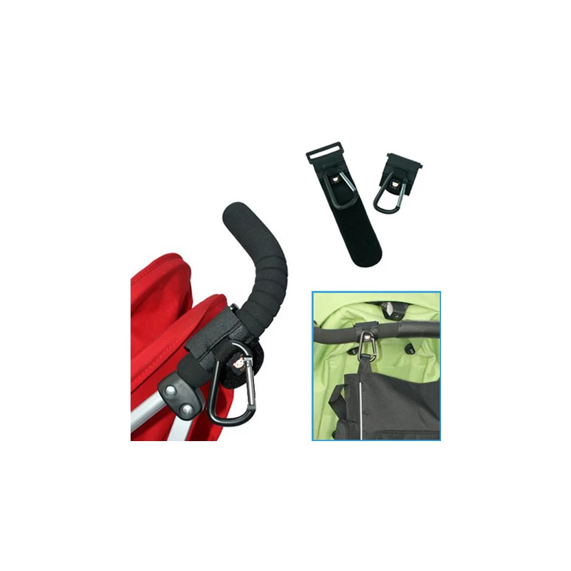 Gancho para cochecito de beb&eacute; reci&eacute;n nacido, gancho para bolsa de compras, accesorios para cochecito infantil, ganchos colgantes de Metal de alta calidad CL9004, 1 unidad-4