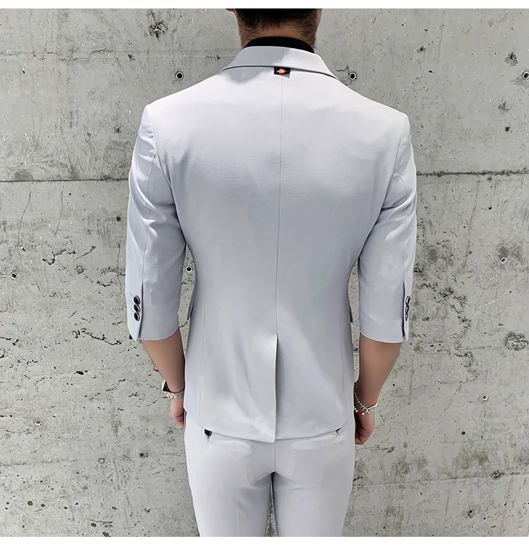 Зеленые костюмы для мужчин s Slim Fit костюмы розовый смокинг красный Терно курить мужские костюмы элегантный белый свадебный ужин платье 3 шт