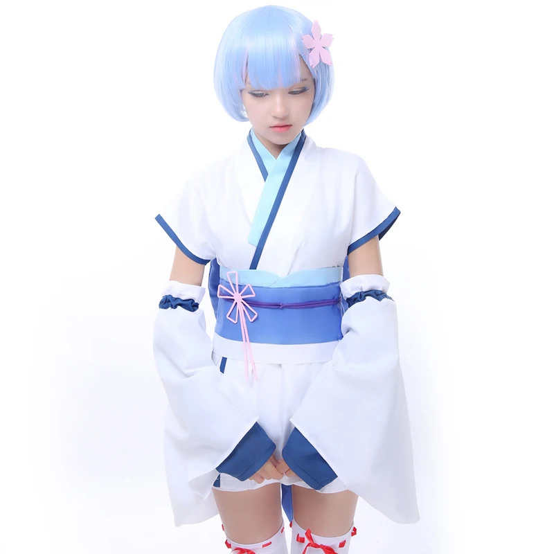 Brdwn Re:zero Natsuki Emilia Puck beатрис Войлок Рем Рам детство косплей костюм кимоно |