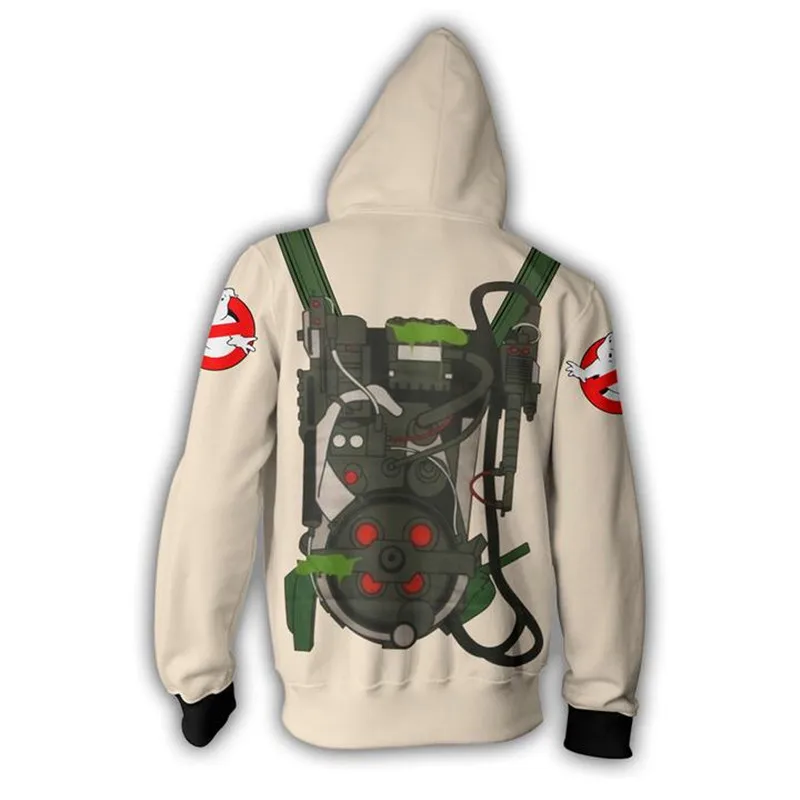 CostumeBuy Охотники за привидениями толстовки с капюшоном для взрослых Ghostbusters на