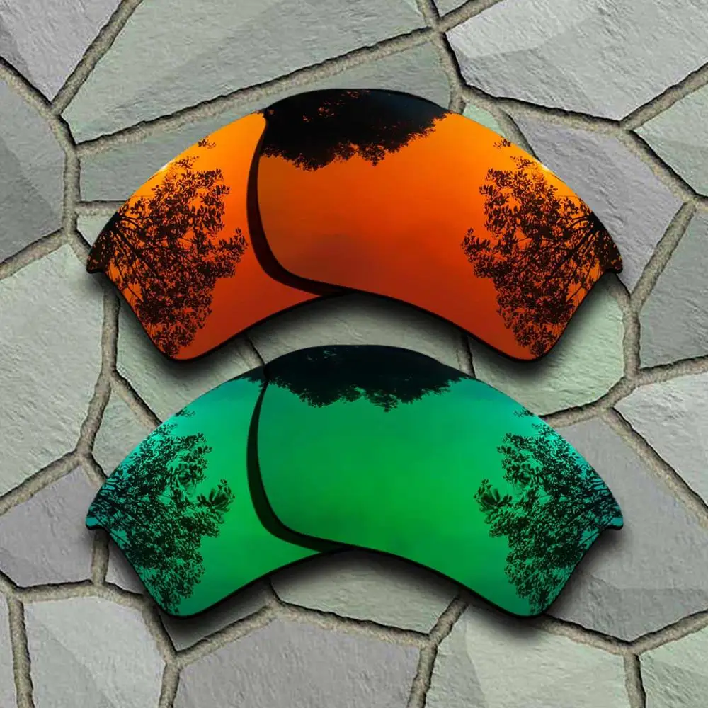 Red-Jade Green Солнцезащитные очки поляризованные Сменные линзы для Оукли полукуртка 2,0 XL-сортов - Цвет линз: Red-Jade Green