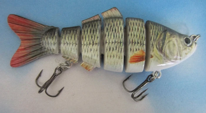 Реалистичная приманка для рыбной ловли 18 г 10 см многошарнирная свимбейт