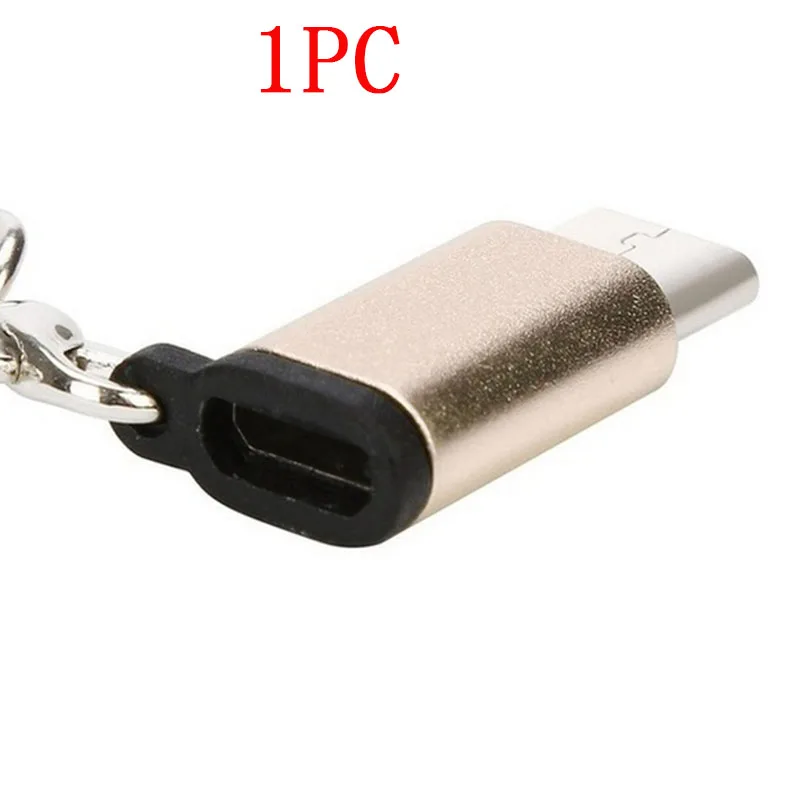 Золотой Кабель Micro USB-type c для телефона Android для huawei Sumsang Xiaomi Microusb для type c Usbc Otg адаптер для зарядки и передачи данных - Цвет: Золотой
