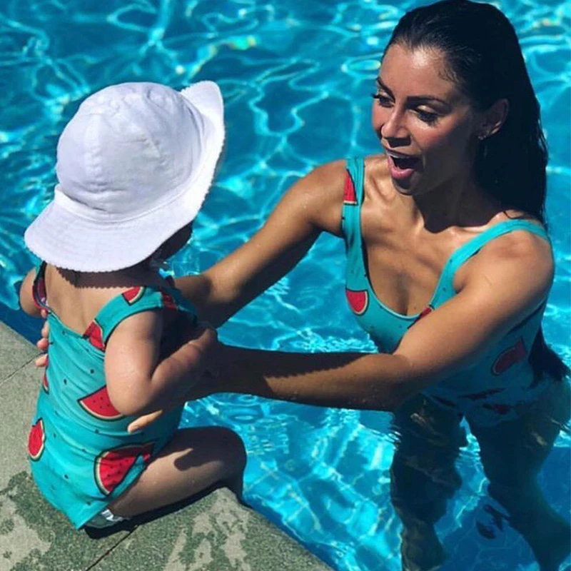 Peachtan Green plus size swimwear women Sexy bikinis 2019 mujer Push up swimsuit one piece lovely child bathing suit Monokini | Спорт и