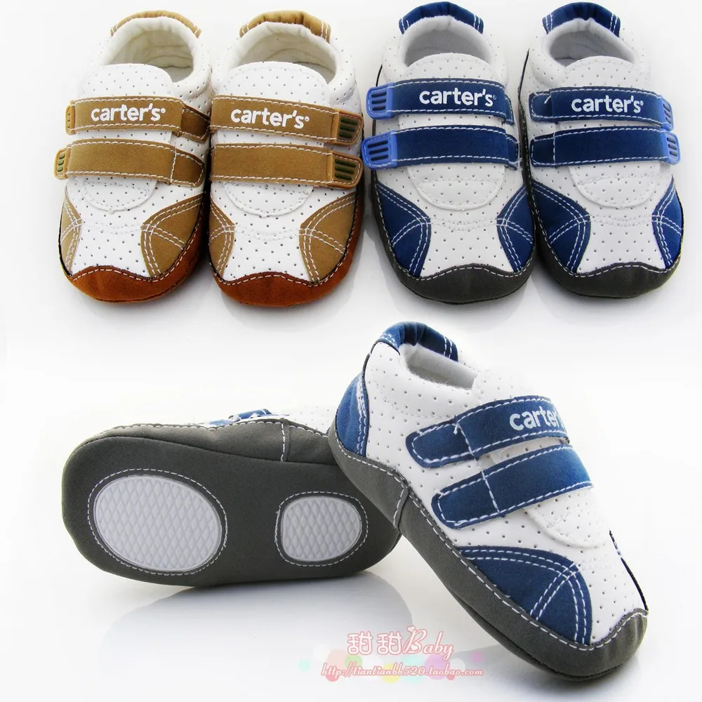 Бесплатная доставка 2014 Новая мода 2 цвет случайный мальчик малыша обувь первые