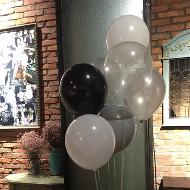 50pcs/lot transparent 12inch 2.8g balloon round clear latex birthday wedding party decoration free shipping | Дом и сад