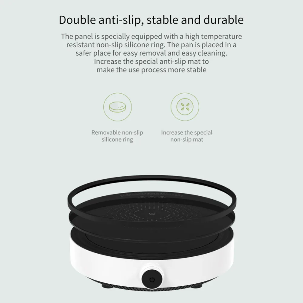 Индукционная плита Xiaomi Mijia DCL01CM с точным контролем нагрева, кухонная посуда, электрическая плитка, варочная панель из нержавеющей стали, горячий горшок