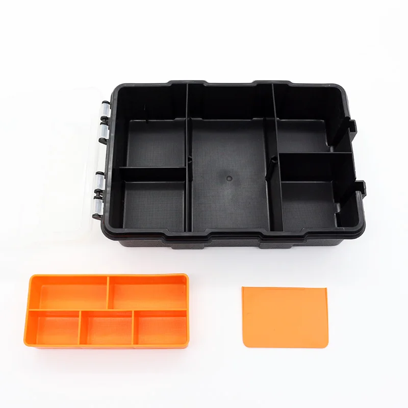 Brand New High Quality Big Capacity Multifunctional PP Toolbox Electronic Parts Plastic Box Removable Design Cells Screw Box