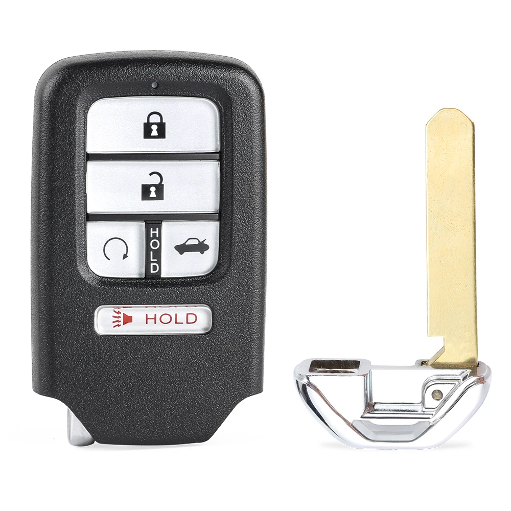 Keyecu Замена дистанционный смарт ключ-брелок 433 МГц ID47 чип 5 Кнопка для Honda Civic