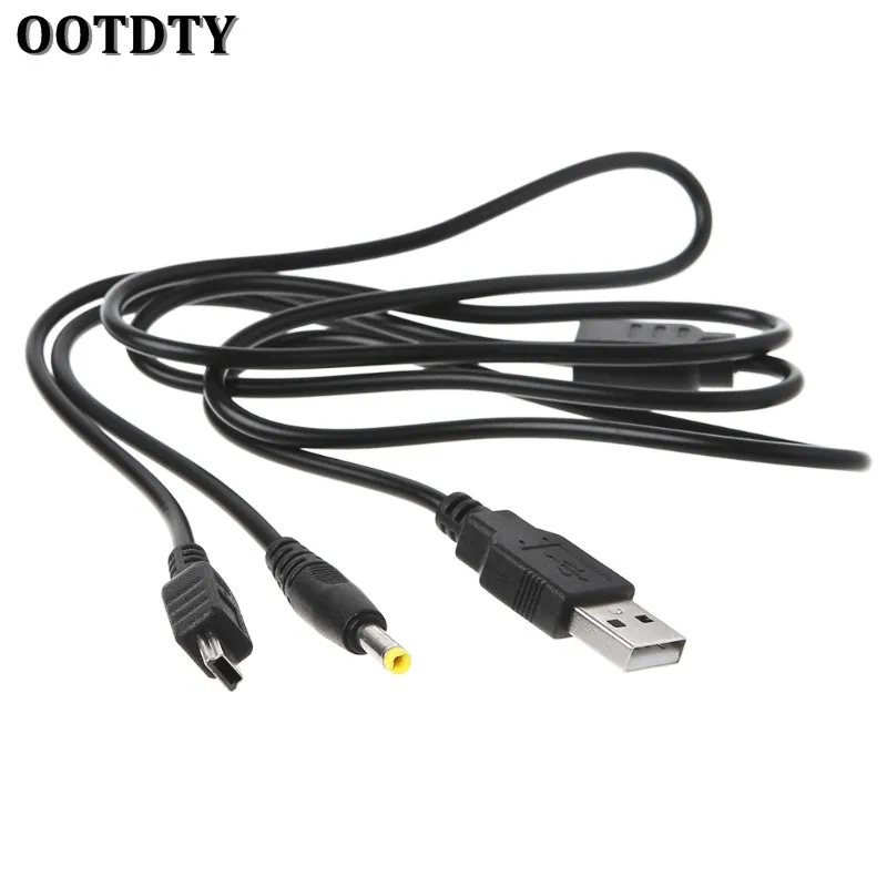 OOTDTY 2 в 1 USB кабель для передачи данных и зарядки зарядный шнур PSP 2000 3000 игровые