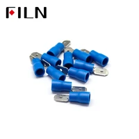 mdd2 187 male insulated electrical crimp terminal for 1 5 2 5mm2 wire connectors cable wire connector terminal awg 16 14