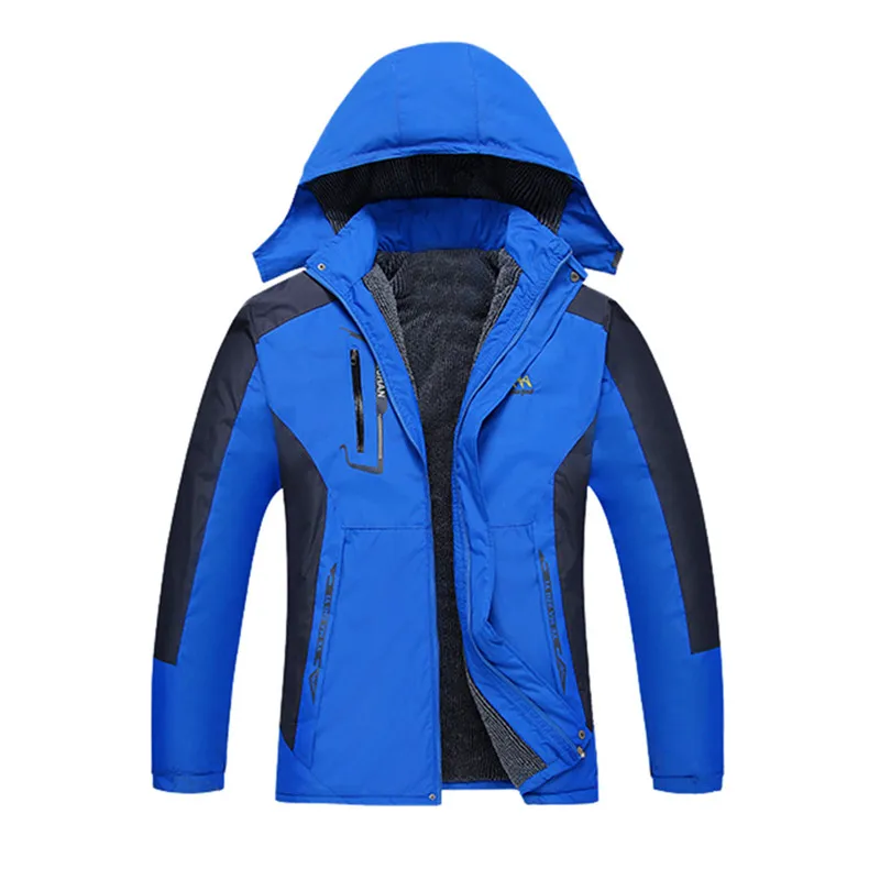 Мужская водонепроницаемая ветрозащитная куртка теплая зимняя оптовая продажа