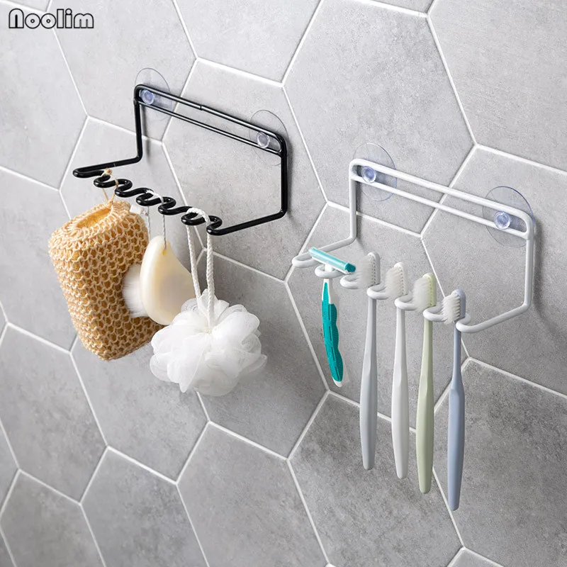 NOOLIM Железный настенный держатель для зубных щеток настенная Бритва ванной