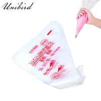 unibird 100 pcslot disposable pastry bags for cream mold birthday party baking cake decorating tool for kids icing piping bags