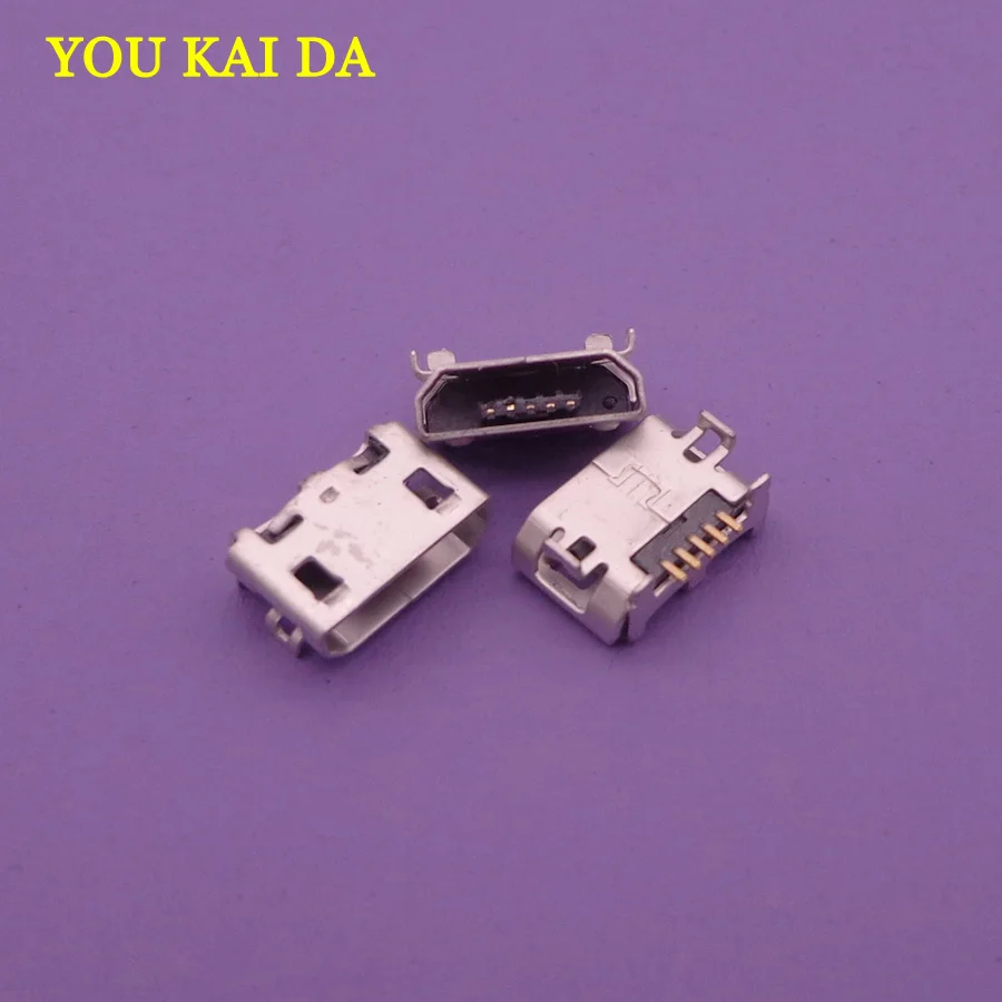 100 шт. Мини Micro 5p USB разъем Женский usb зарядный порт Разъем для HUAWEI G610 P6 C8815 C8816 Glory 3C 3X