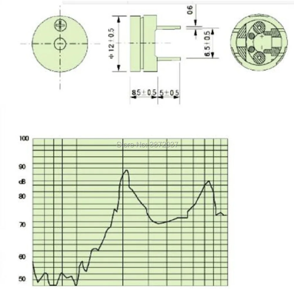 10 шт./лот 5 в Мини Магнитный пассивный звуковой сигнал для Arduino | Электроника