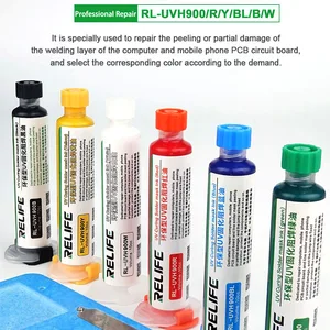 УФ-отверждаемая паяльная маска RELIFE для ремонта, Защитное масло для компьютера, материнская плата для ноутбука, печатной платы