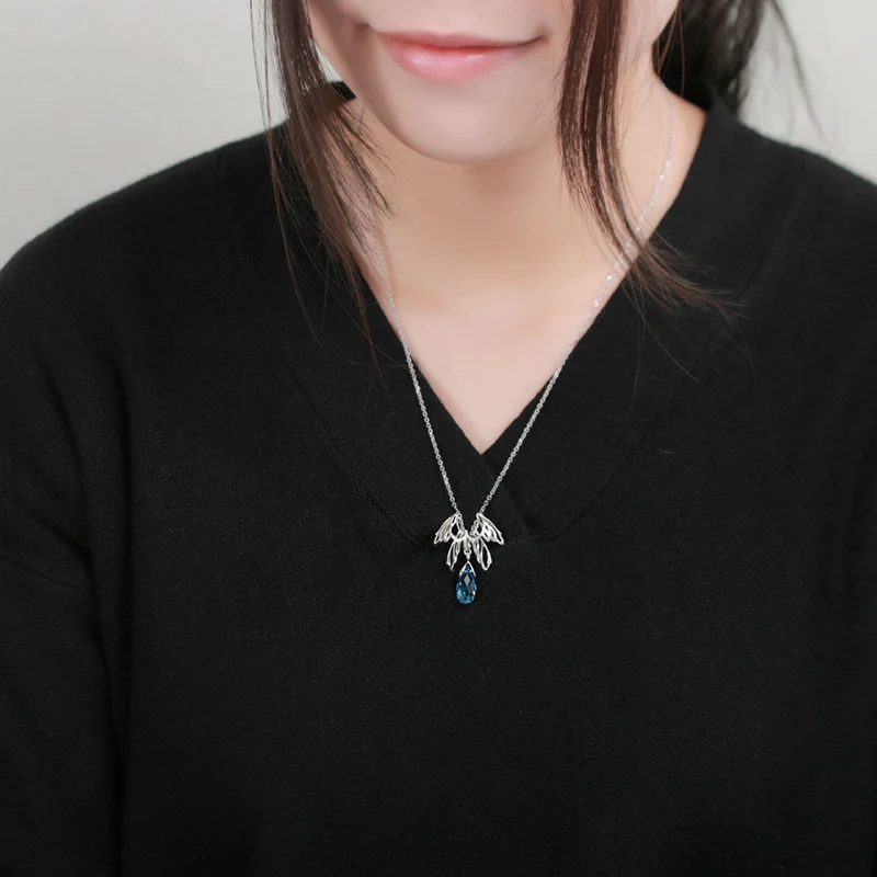 Ожерелье с изображением ледяной фантазии птицы китайский костюм фэнтези драма