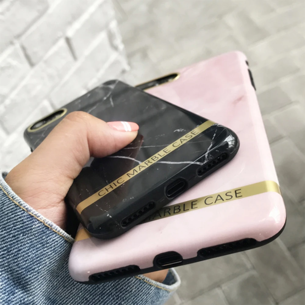 2018 мрамор чехол для iPhone 7 8 плюс X 6 s Чехол Силиконовый ТПУ матовый Роскошный Fundas