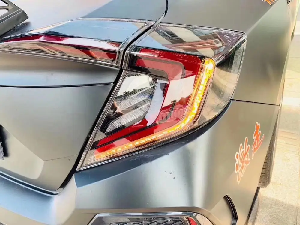 2018 2019 для Honda Civic 10th седан новая оболочка хвост светильник чудесный задний фонарь