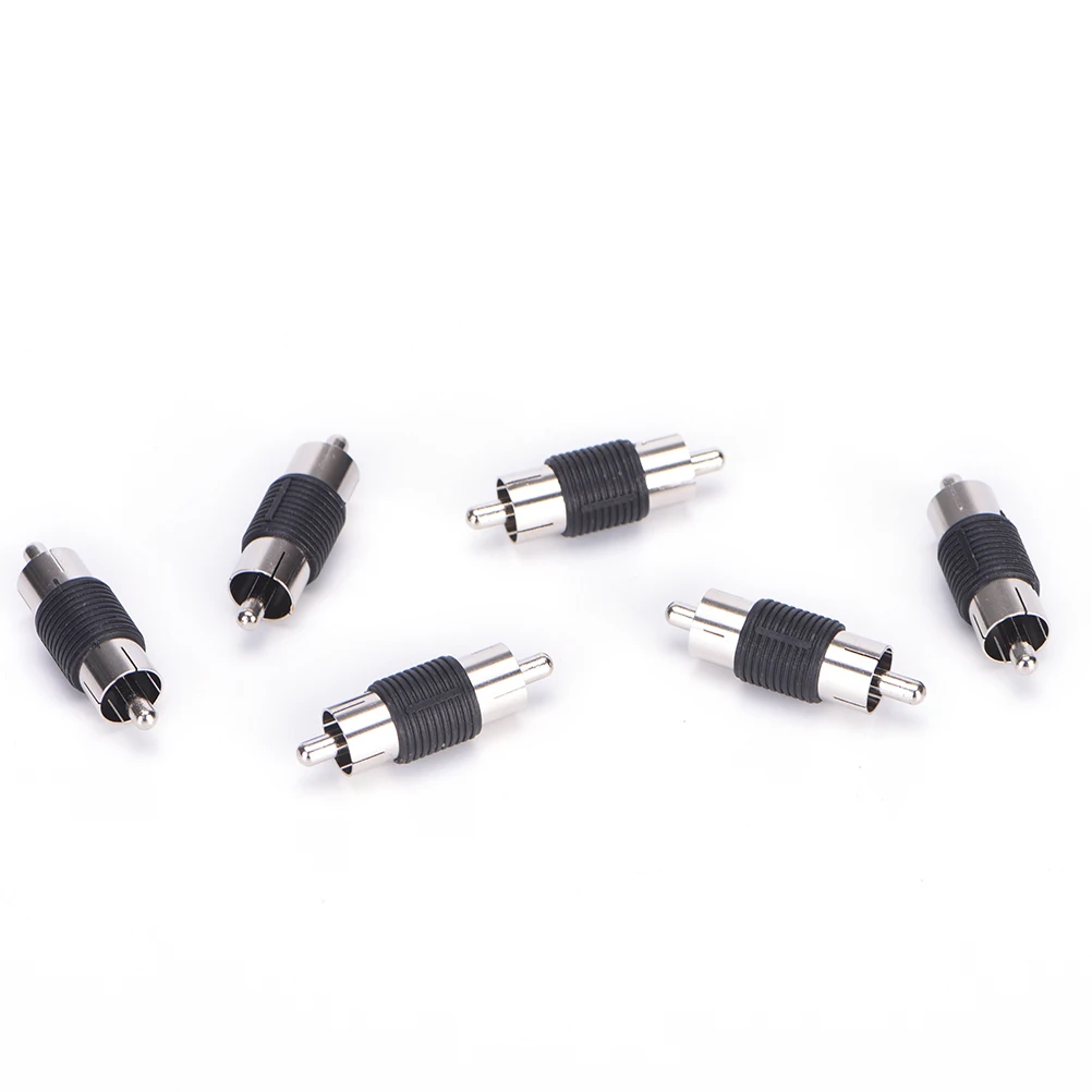 6 шт. прямые AV RCA штекерные соединители переходники|Компьютерные кабели и разъемы|