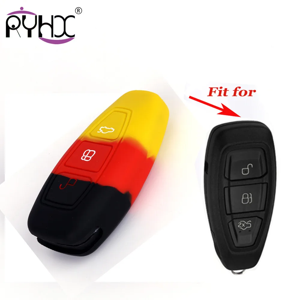Colorized American flag RYHX manufacturers auto car silicone key case cover with cheap price For Mondeo | Автомобили и мотоциклы