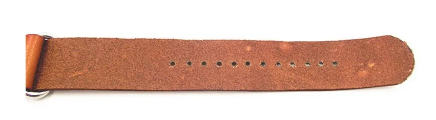 Высококачественный ремешок zulu straps-1PCS 20 мм из натуральной кожи для наручных часов
