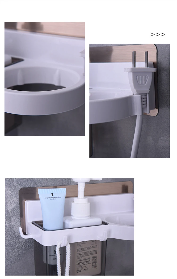 Saving Space Bathroom Storage Rack Stand Hair Dryer Rack Durable Support Holder Bathroom Shelf Drying Styling Stand Comb Storage