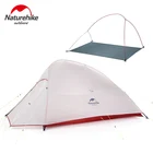 Палатка Naturehike 20D нейлоновая Ультралегкая на 2 человек, Самостоятельная установка, облако, обновление до 2, 2018