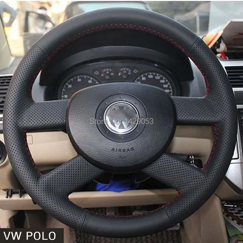 Чехол для Volkswagen POLO новая модель Чехлы на руль специально из натуральной кожи