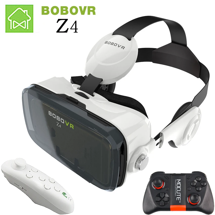3D VR очки 100% оригинальный BOBO Z4 Очки виртуальной реальности Google Cardboard коробка 2 0 для