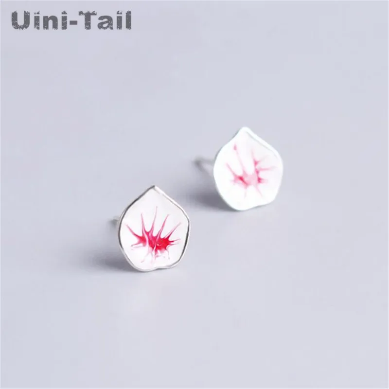 Uini-Tail горячие новые дизайнерские оригинальные серьги в виде лепестков вишневого