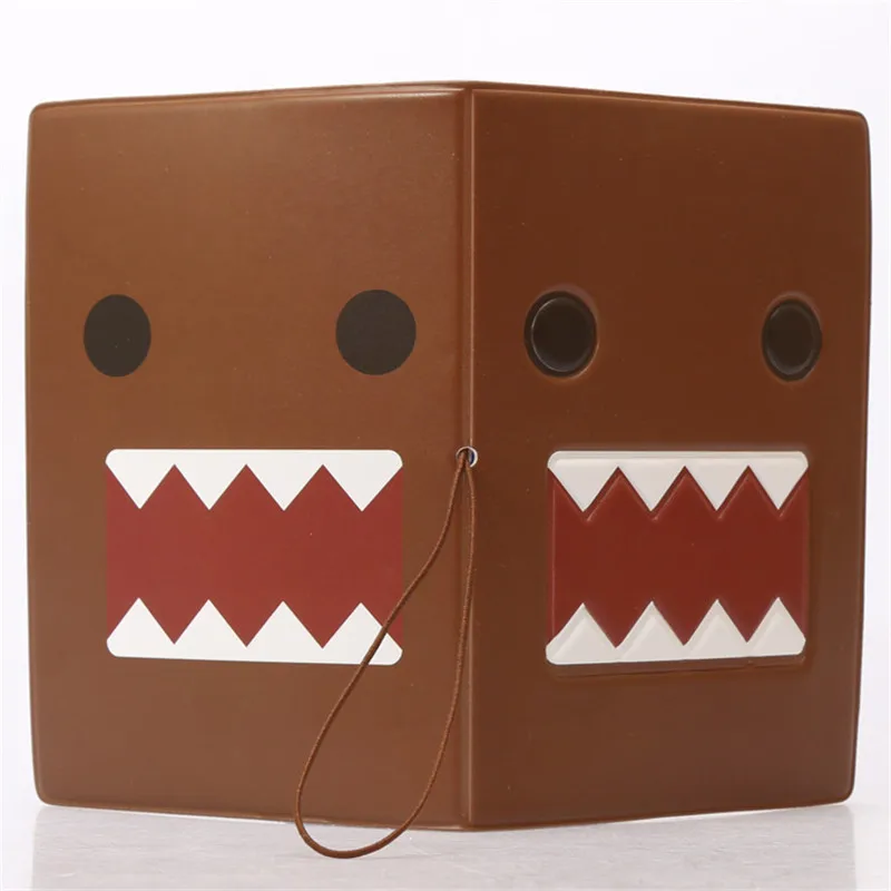 Чехол для паспорта Domo Kun с 3D тиснением коричневый ПВХ сумка карт ID 14*9 6 см|card bag|id