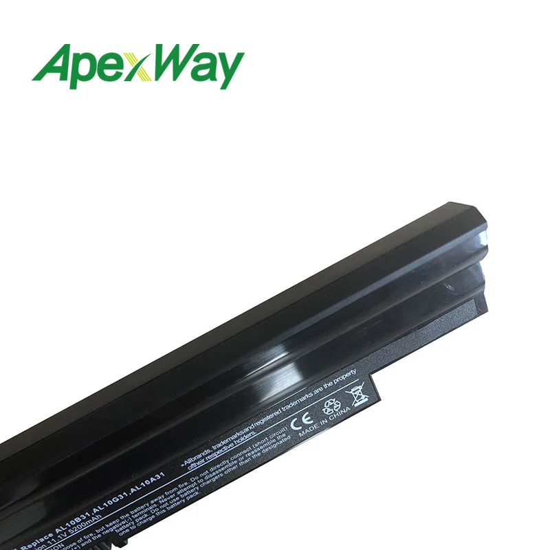 6 элементный Аккумулятор 11 1 В для Acer Aspire One 522 722 D255 D257 D260 D270 AC700 AL10B31 AL10A31 AL10G31 AO522 AOD255