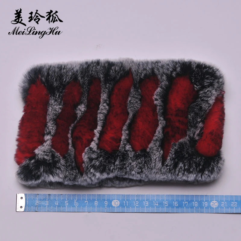 Женские шапки из натурального меха кролика рекс Зимний головной платок