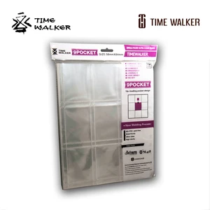 Прозрачные карточки на 2050 страниц, карточки для еды, 9 карманов для настольных игр маленького размера, защитная коллекция женских карт 58x84 мм