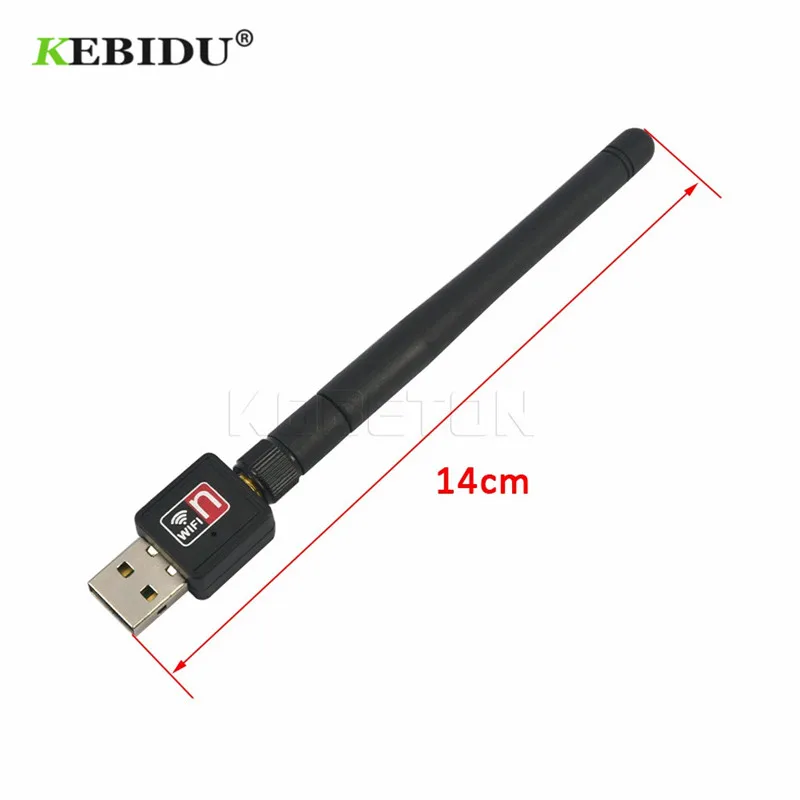 Wi fi адаптер KEBIDU 150 Мбит/с 2 дБ 802.11b/n/g|Сетевые карты| |
