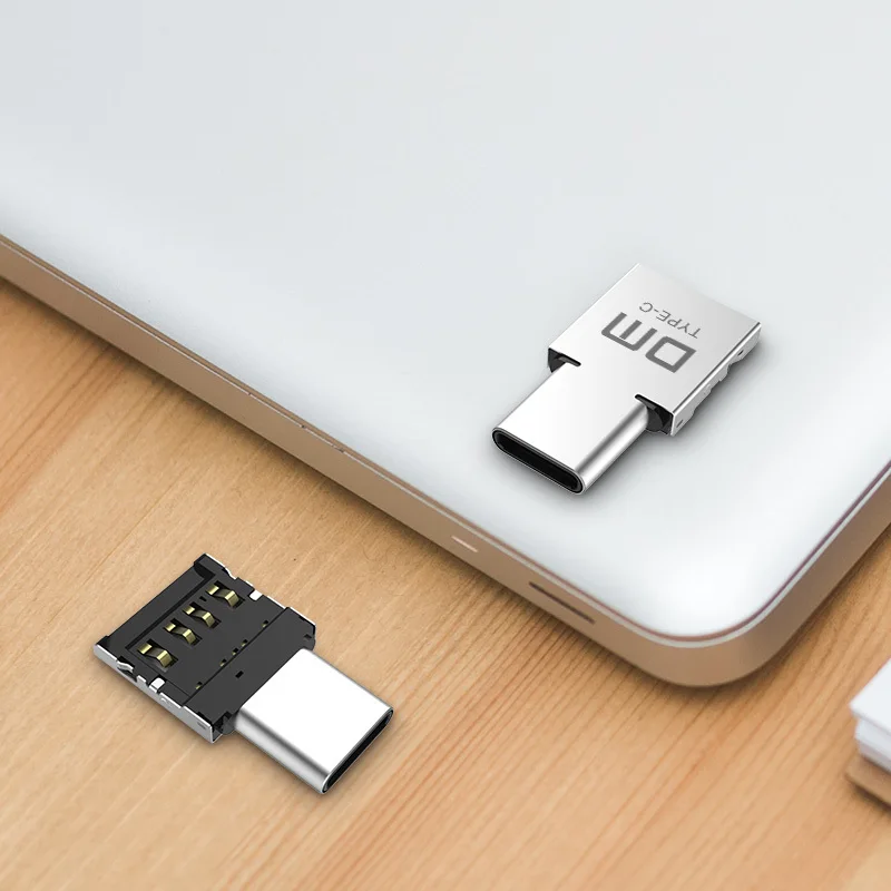 Бесплатная доставка DM адаптер OTG функция отложным воротником обычный USB в TYPE C