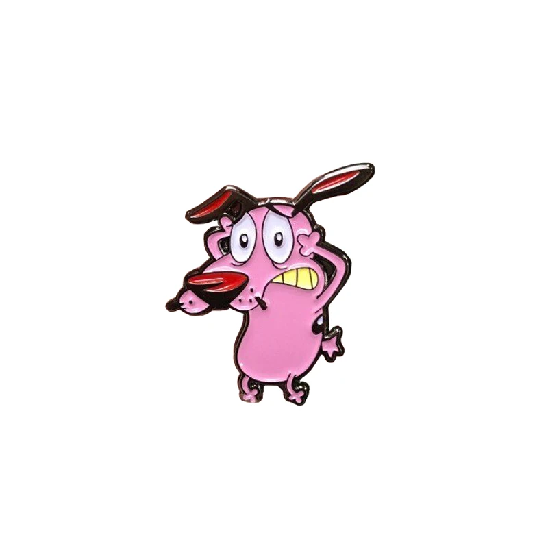 

Cowardly Dog Enamel Pin