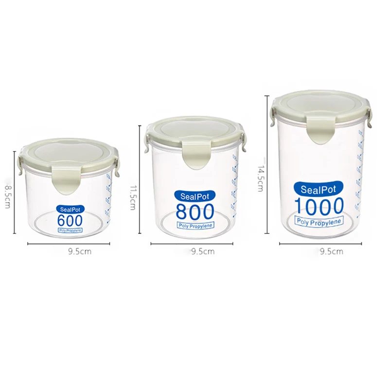 Набор пищевых контейнеров QuickDone пластиковый влагостойкий Квадратный Контейнер