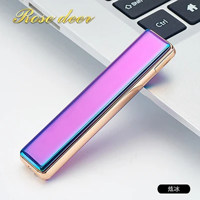 Портативная Безопасная электронная мини-зажигалка с зарядкой от USB