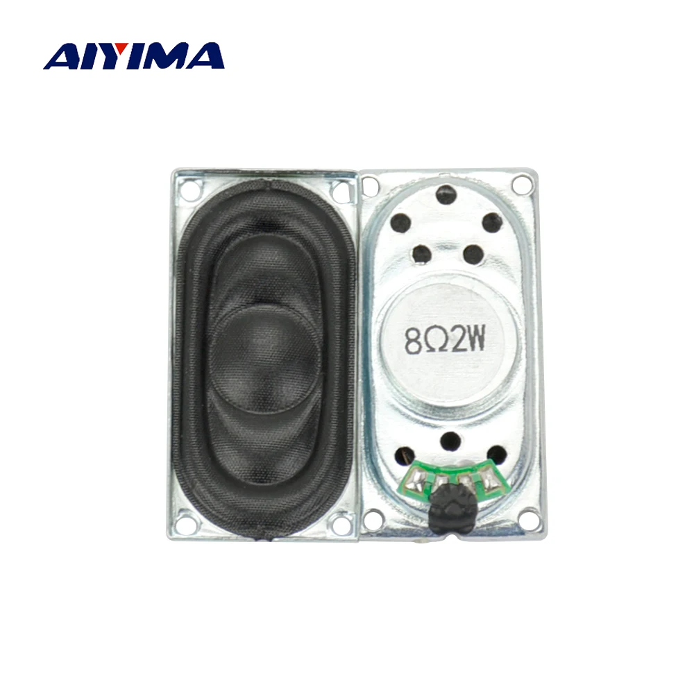 AIYIMA 2 шт. мини аудио портативный динамик s 2040 8 Ом Вт динамик ноутбука квадратный DIY компьютер