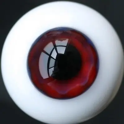 

[wamami] Et43# 16mm Red & Black Pupil For BJD Doll Dollfie Glass Eyes Outfit