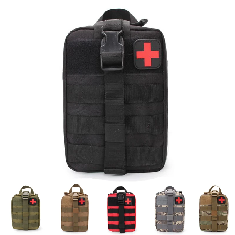 

Emergency Outdoor Survival Tactical Medical First Aid Kit Molle Medical EMT Military Package Hunting Utility Belt Bag