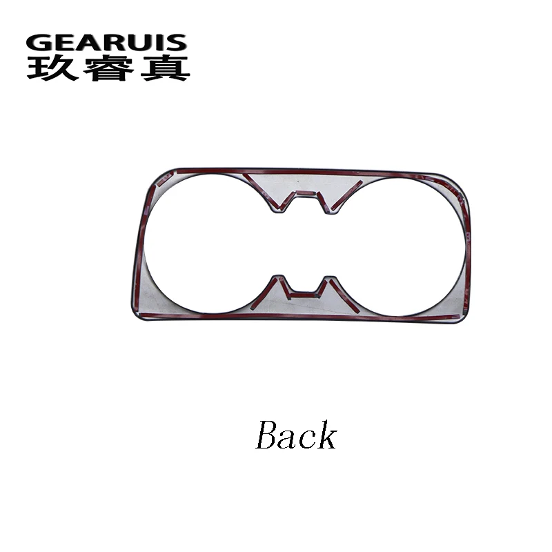 Интерьер автомобиля наклейки из нержавеющей стали крышка держатель стакана воды