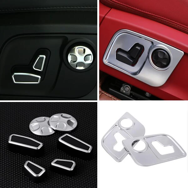 Новинка регулируемые детали для сидений внутренние хромированный Стайлинг ABS