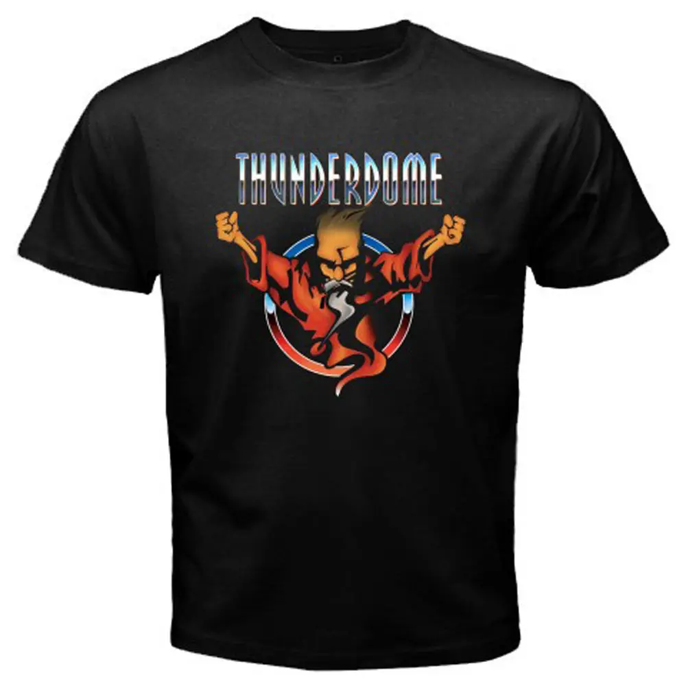 Новая мужская черная футболка с логотипом Thunderdome ID & T wizard Размер S до 3XL|Мужские