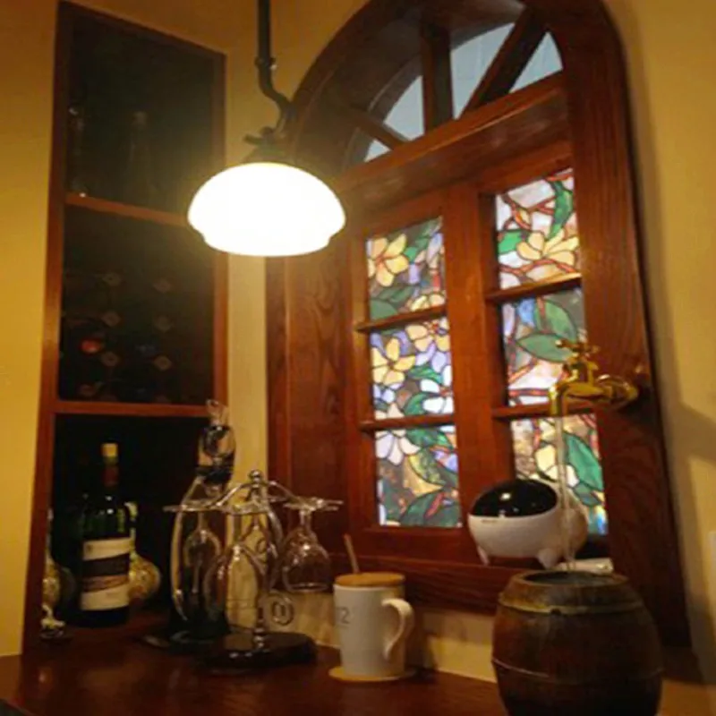Непрозрачные виниловые пленки для окон с цветком магнолии 60x200 см|privacy glass sticker|glass